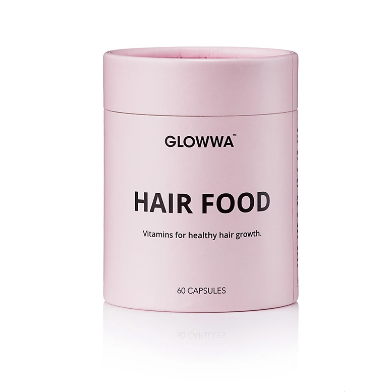 GLOWWA, Hair Food, hair vitamins 60 capsules architect hair